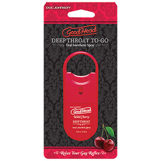 Goodhead to Go - Deep Throat Spray in Wild Cherry | Kinkly Shop