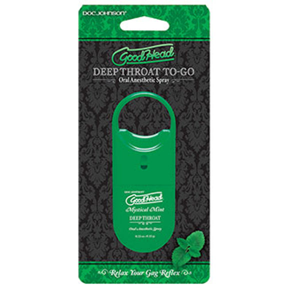 Goodhead to Go - Deep Throat Spray in Mint | Kinkly Shop