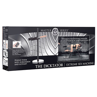 Packaging for the Dicktator Extreme Sex Machine | Kinkly Shop