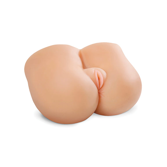The vulva pronounced between the two thighs of the Fuck Me Silly: Petite sex doll. | Kinkly Shop