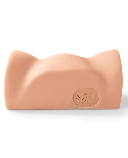 Side opposite the entrances showcases the speaker that's built into the Dirty Talk Interactive Bad Girl | Kinkly Shop
