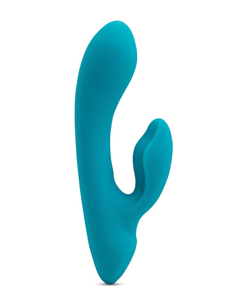 Side view of the Jolie Nubii: Warming Mini, showcasing the size and design of the rabbit vibrator. | Kinkly Shop