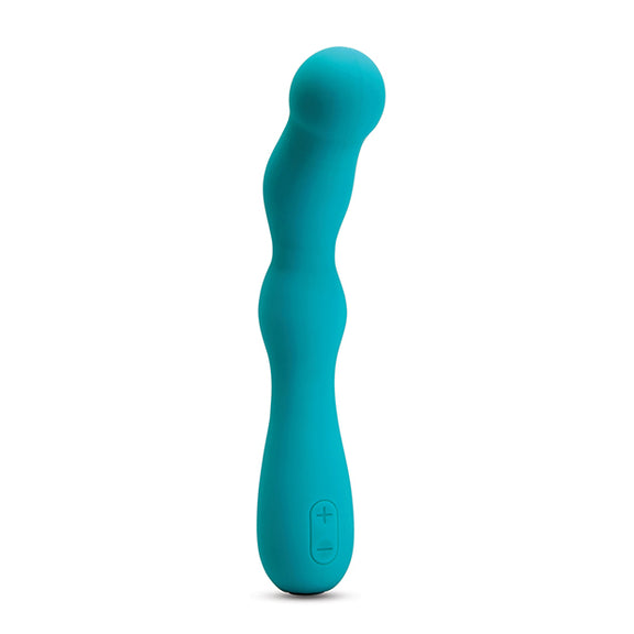 Close-up of the two buttons on the base of the Nubii: Siren G-Spot. There's a + and - button on the base. | Kinkly Shop