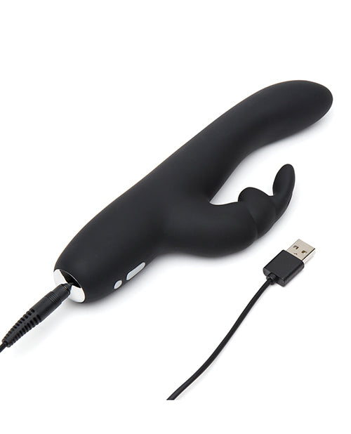 The charger for the Greedy Girl Rechargeable Slimline plugged into the base of the vibrator. It uses a pin charger that plugs into the toy itself. The other end of the charger has a USB port. | Kinkly Shop