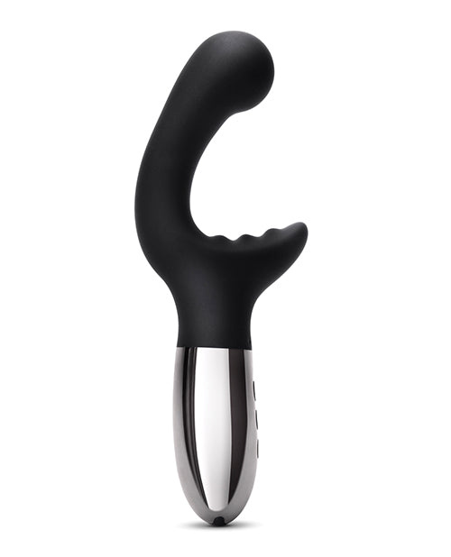 Le Wand XO in Black against a plain white background | Kinkly Shop