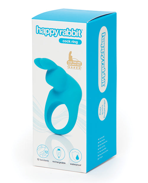 Packaging for the Happy Rabbit Rechargeable Cock Ring | Kinkly Shop