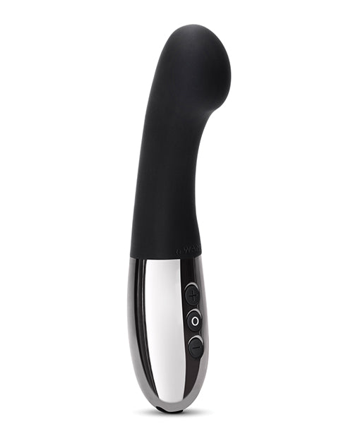 The Le Wand Gee vibrator in black against a plain white background | Kinkly Shop