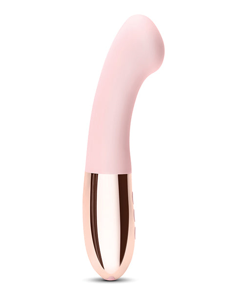 Le Wand Gee vibrator in Rose Gold against a plain white background | Kinkly Shop
