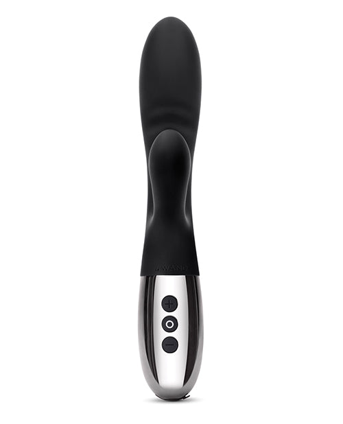 The Le Wand Blend vibrator shown top down. This shows how the tip of the insertable shaft is thicker than the mid-point of the toy. | Kinkly Shop