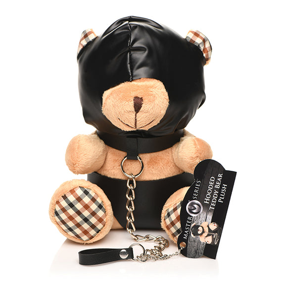 The Master Series Hooded Teddy Bear in front of a plain white background | Kinkly Shop