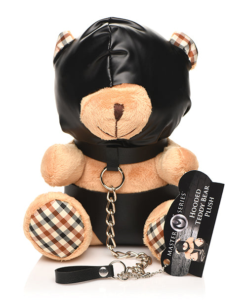 The Master Series Hooded Teddy Bear in front of a plain white background | Kinkly Shop