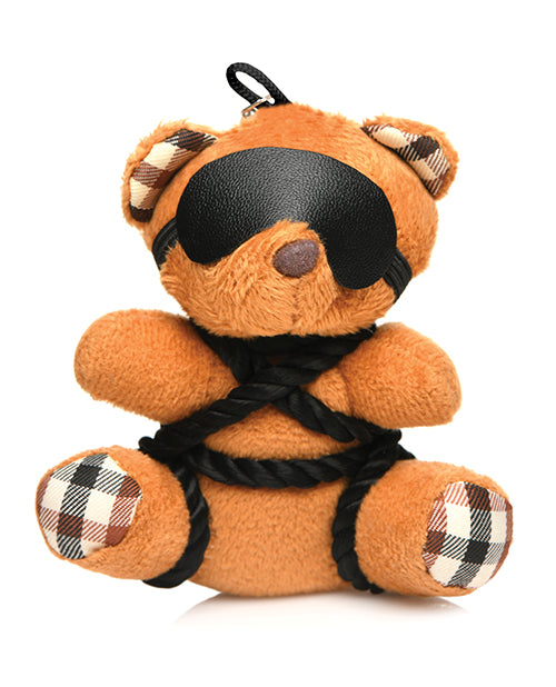 The Master Series Bound Teddy Bear Keychain | Kinkly Shop