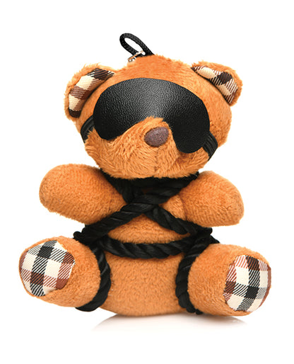 The Master Series Bound Teddy Bear Keychain | Kinkly Shop