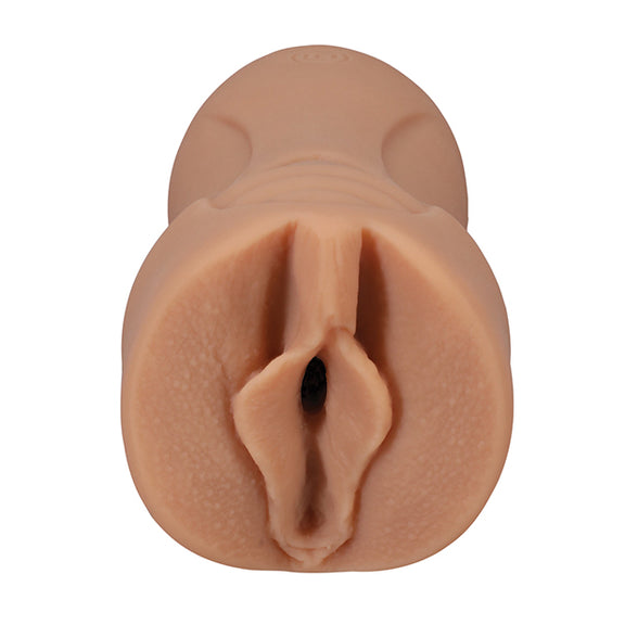 Close-up of the entrance/orifice of the Signature Strokers - Kenzie Anne. It's detailed enough to even see Kenzie's skin texture! | Kinkly Shop