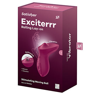 Packaging for the Satisfyer Exciterrr | Kinkly Shop
