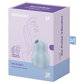 The Satisfyer Pro To Go 1 in Blue | Kinkly Shop