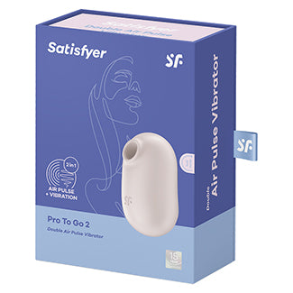 Satisfyer Pro To Go 2 in Beige | Kinkly Shop
