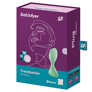 The Satisfyer Trendsetter in Light Green | Kinkly Shop