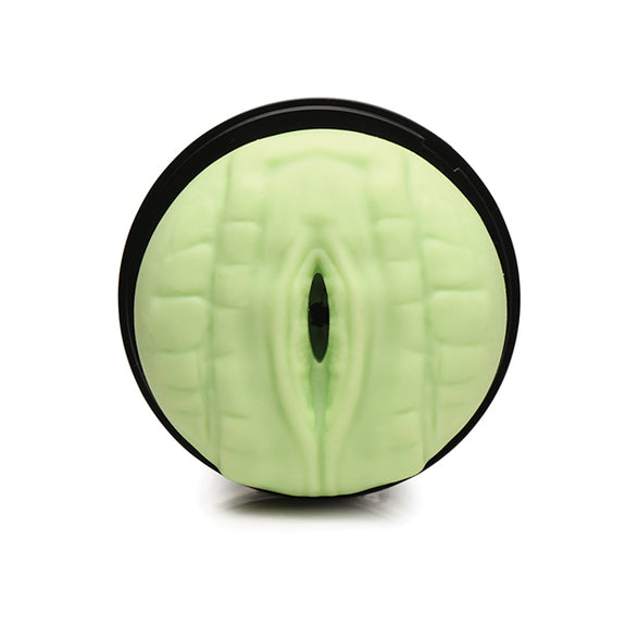 Close-up of the reptile-like orifice of the Creature Cocks Raptor Stroker | Kinkly Shop