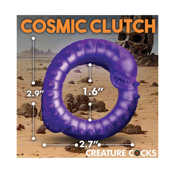 The measurements of the Creature Cocks Slitherine including the 1.6" internal diameter opening. | Kinkly Shop