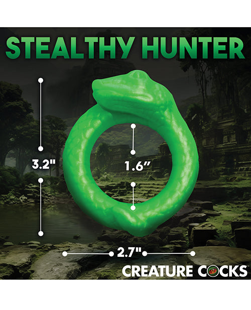 Measurements for the Creature Cocks Serpentine including its 1.6" unstretched internal diameter. | Kinkly Shop