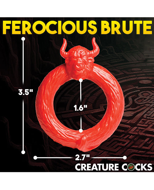 The Creature Cocks Beast Mode with measurements superimposed on top of it. All measurements can be found within the product text description. | Kinkly Shop