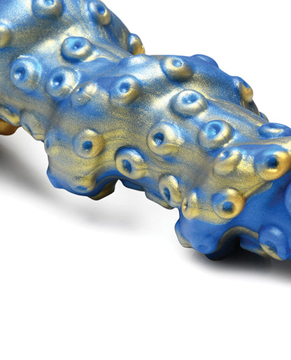 Close-up of the tentacle "suckers" all along the length of the dildo. | Kinkly Shop