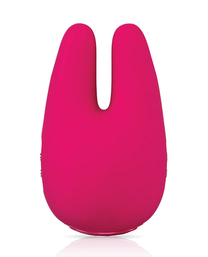 Backside of the Jimmyjane Form 2 Pro showcases that the vibrator is completely smooth with no texturing or buttons on the back. | Kinkly Shop