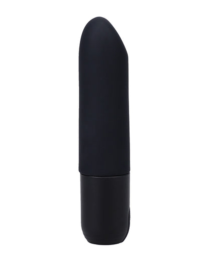Side view of the In A Bag Bullet Vibe showcases the angled tip that allows for broad, more-contact wherever you want to use it. | Kinkly Shop