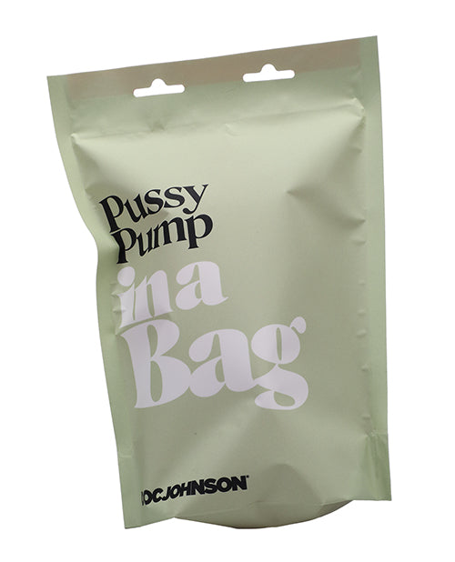 The "In a Bag" packaging the In A Bag Pussy Pump comes in | Kinkly Shop