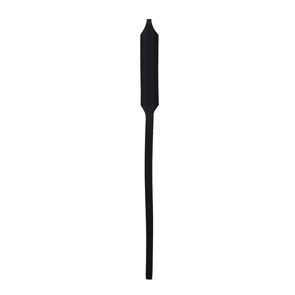 Side view of the In A Bag Spanking Paddle. The paddle's handle is thick but the spanking surface is much thinner in diameter. | Kinkly Shop