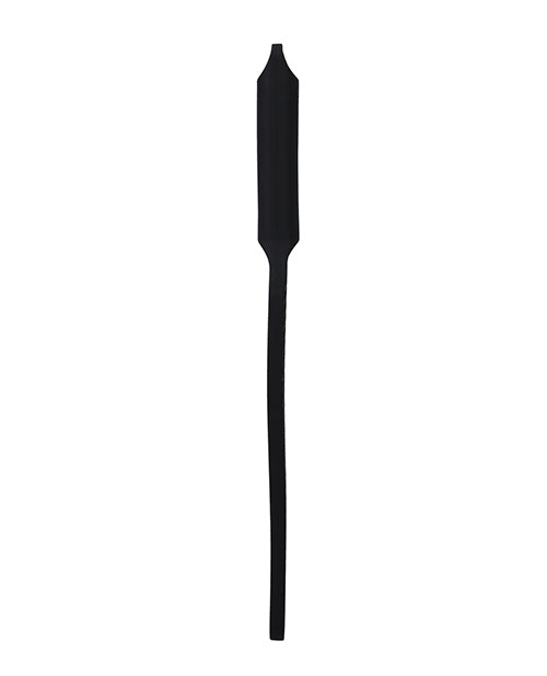 Side view of the In A Bag Spanking Paddle. The paddle's handle is thick but the spanking surface is much thinner in diameter. | Kinkly Shop