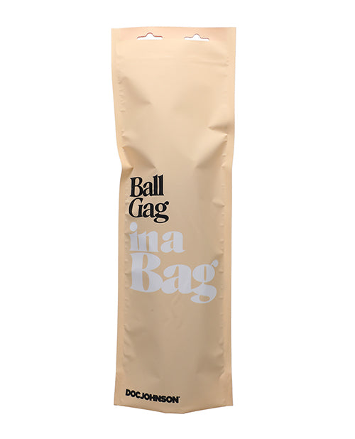 Packaging for the In A Bag Ball Gag  | Kinkly Shop