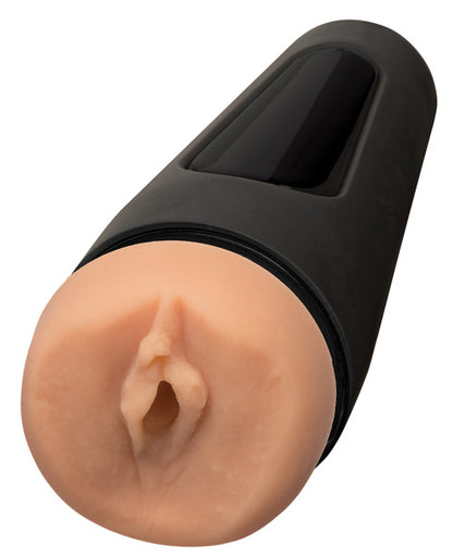 The Main Squeeze The Virgin with the orifice facing towards the camera. It looks like a realistic vulva. | Kinkly Shop