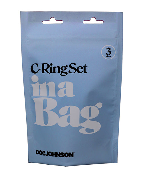 Packaging for the In A Bag Cock Ring Set | Kinkly Shop