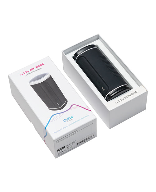 The Lovense Calor resting inside of its packaging. | Kinkly Shop