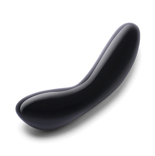 Le Wand Crystal G in black against a plain white background | Kinkly Shop