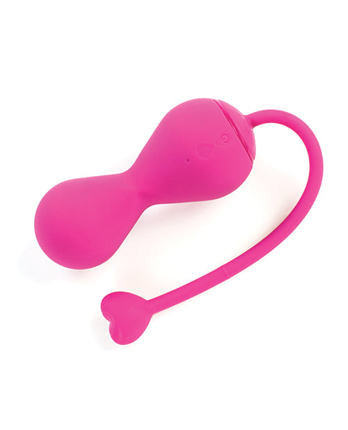 Lovelife Krush curled up, showcasing the cute "heart" that makes up the end of the included tail. | Kinkly Shop