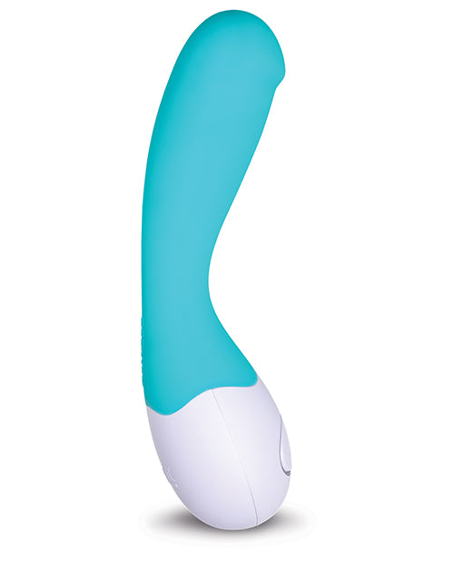 Side view showcases the deep curve of the Lovelife Cuddle designed to hit the g-spot | Kinkly Shop