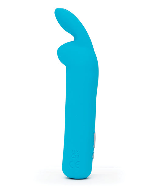 Side view of the Happy Rabbit Rabbit Ears showcases the bunny "nose" and "ears" that protrude to enjoy the iconic rabbit-style shape. | Kinkly Shop
