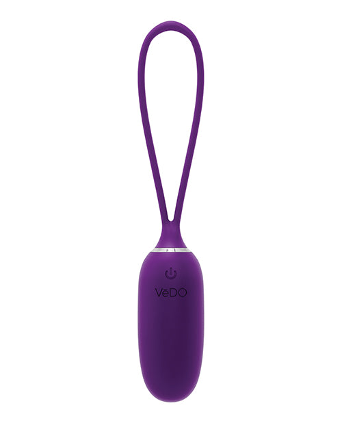 The VeDO Kiwi insertable vibrator stretched out as long as it goes. | Kinkly Shop