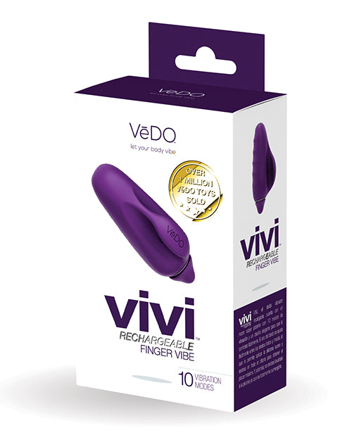 Packaging for the VeDo Vivi Finger | Kinkly Shop