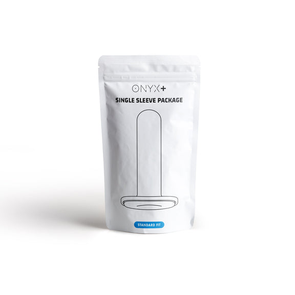 The Onyx+ Replacement Sleeves in its single sleeve packaging | Kinkly Shop