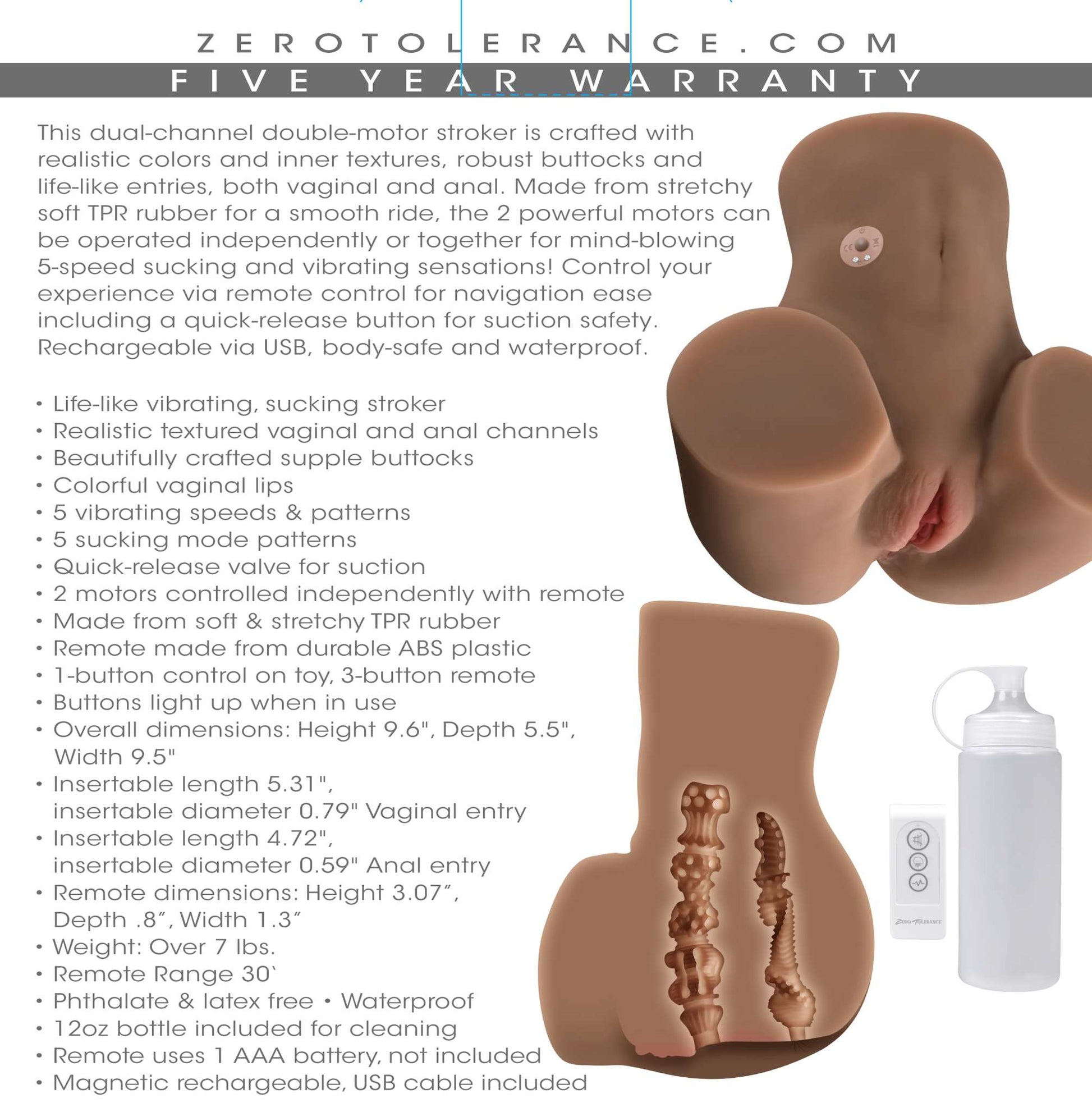 Zero Tolerance Rear Beauty Stroker Dual-Channel Vibrating Toy Kinkly Shop Zero Tolerance Rear Beauty Stroker Dual-Channel Vibrating Toy Kinkly Shop
