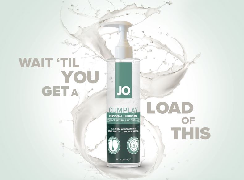 System JO Cumplay Hybrid Lubricant 8 oz Pump Kinkly Shop System JO Cumplay Hybrid Lubricant 8 oz Pump Kinkly Shop