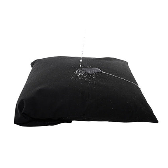 Someone pours water on the Sportsheets Pillow Protector. It appears to splash off the waterproof pillow protector. | Kinkly Shop