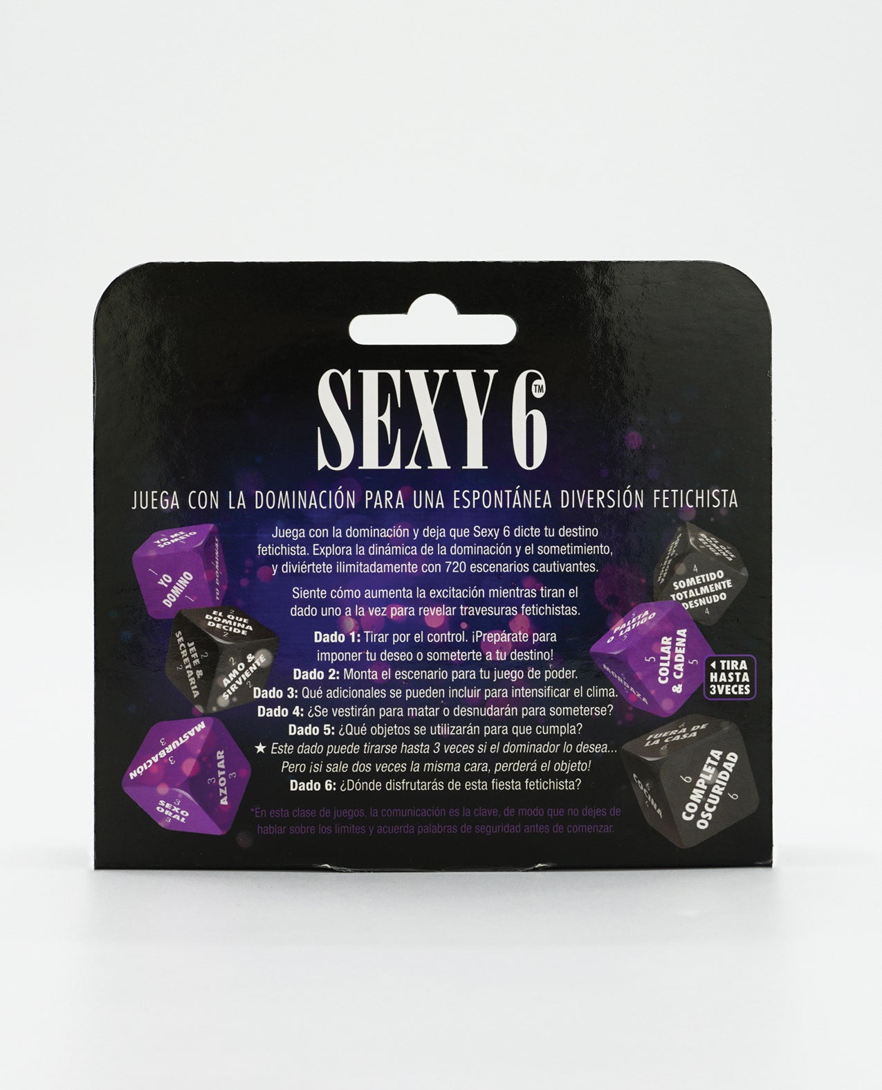 Sexy 6 Dice Game - Spanish Version