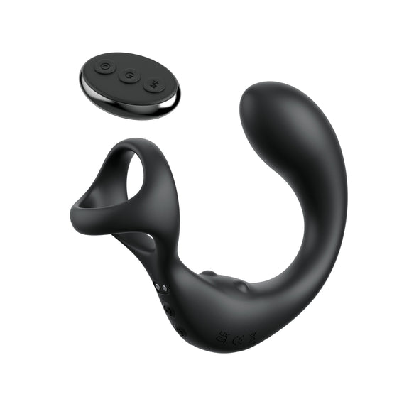 Anal Fantasy Elite Ass-Gasm Taint-Alizer P-Spot Vibrator - Black