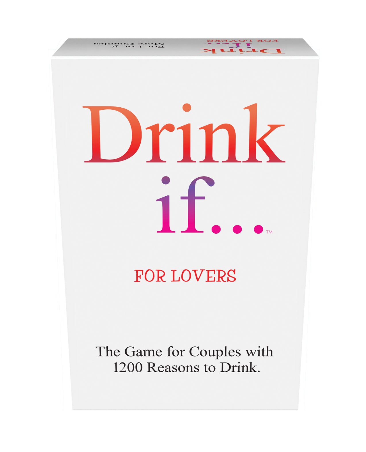 Packaging for the Drink If Card Game for Lovers | Kinkly Shop