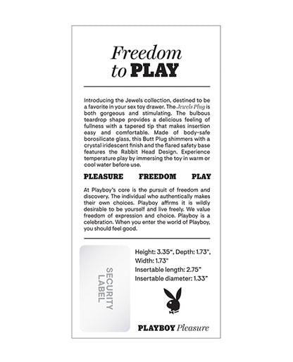 Playboy Jewels Plug